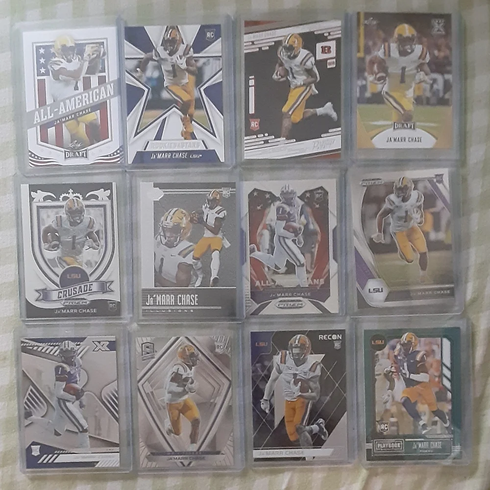 Ja'Marr Chase 12 card Rookie-RC lot
